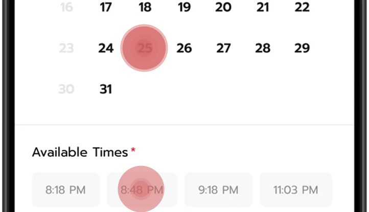 Choose a Time